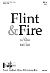 Flint and Fire SSA choral sheet music cover